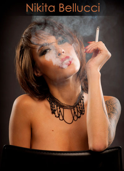 Smoking Porn Art - Nikita Bellucci The young and beautiful French pornstar ...